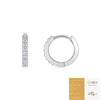Wholesale Moissanite Earrings 925 Sterling Silver Ushaped Geometric Fashion Inlay Style For Women