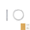 Wholesale Moissanite Earrings 925 Sterling Silver Ushaped Geometric Fashion Inlay Style For Women