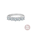 Wholesale Moissanite Fivestar Geometric Simple Fashion Ring Jewelry In S925 Silver With Electroplating