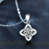 Wholesale Moissanite Four Leaf Clover Sterling Silver 925 Pendant Necklace For Women Electroplated Jewelry
