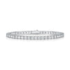 Wholesale Moissanite Inlaid 925 Silver Geometric Fashion Tennis Bracelet With Cuban Chain