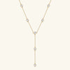Wholesale Moissanite Necklace S925 Sterling Silver Geometric Highend Sense Women's Ochain Pendant