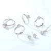 Wholesale Moissanite Necklace 925 Silver Geometric Fashion Ochain For Women