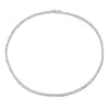 Wholesale Moissanite Necklace Silver Geometric Hip Hop Style For Women