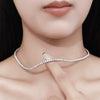 Wholesale Moissanite Necklace Silver Geometric Hip Hop Style For Women