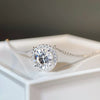 Wholesale Moissanite Necklace 925 Sterling Silver Geometric Style Ochain For Women