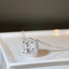 Wholesale Moissanite Necklace 925 Sterling Silver Geometric Style Ochain For Women