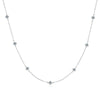 Wholesale Moissanite Necklace With 925 Silver Pendant Geometric Style Electroplated Ochain