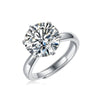 Wholesale Moissanite Ring S925 Silver Geometric Light Luxury Inlay Female Unisex