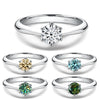 Wholesale Moissanite Ring S925 Sterling Silver Round Shape Set With Precious Stones For Men