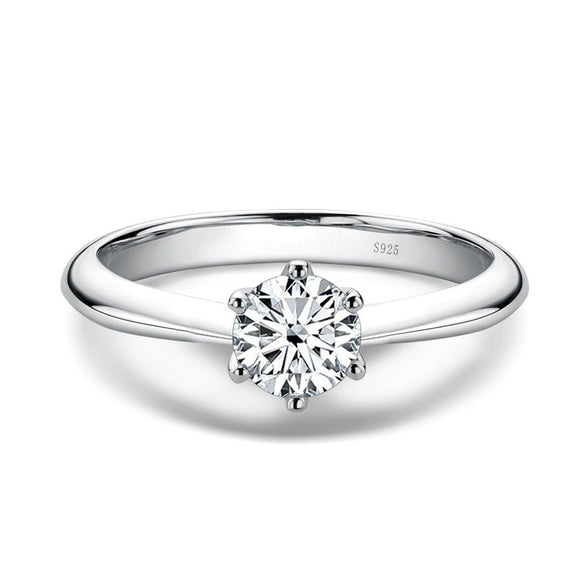 Wholesale Moissanite Ring S925 Sterling Silver Round Shape Set With Precious Stones For Men