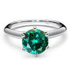 Wholesale Moissanite Ring S925 Sterling Silver Round Shape Set With Precious Stones For Men