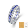 Wholesale Moissanite Ring 925 Silver Fashion Geometric Style Set With Diamonds For Women