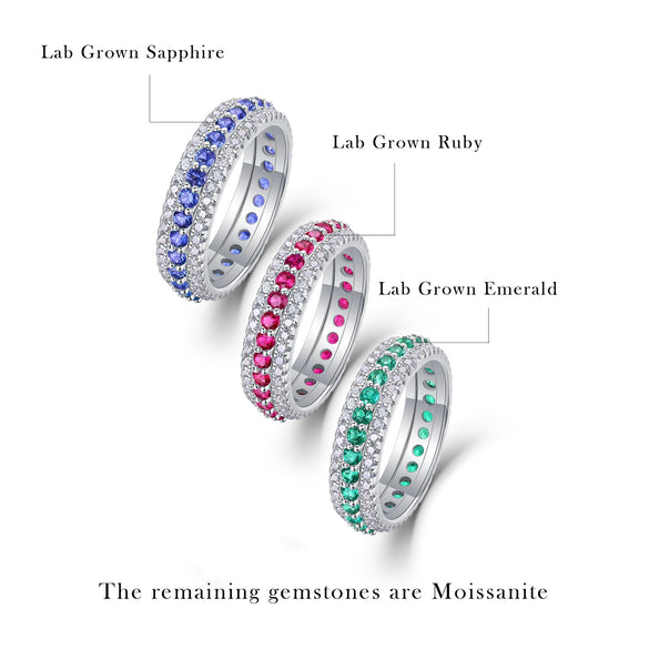 Wholesale Moissanite Ring 925 Silver Fashion Geometric Style Set With Diamonds For Women