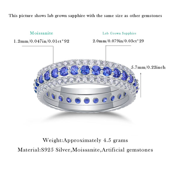 Wholesale Moissanite Ring 925 Silver Fashion Geometric Style Set With Diamonds For Women