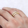 Wholesale Moissanite Ring Women's 925 Sterling Silver Niche Design Geometric Electroplated