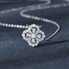 Wholesale Moissanite S925 Sterling Silver Fourleaf Clover Pendant Necklace Versatile Forest Style Jewelry