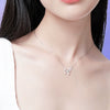 Wholesale Moissanite 925 Silver Animalpatterned Light Luxury Butterfly Pendant Necklace