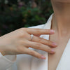 Wholesale Moissanite Stackable Rings 925 Sterling Silver Geometric Design Women's