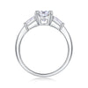 Wholesale Moissanite Stackable Rings 925 Sterling Silver Geometric Design Women's