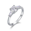 Wholesale Moissanite Stackable Rings 925 Sterling Silver Geometric Design Women's
