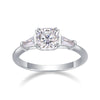 Wholesale Moissanite Stackable Rings 925 Sterling Silver Geometric Design Women's