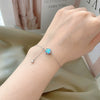 Wholesale Moonstone Planet Bracelet 925 Sterling Silver Natural Insect Pattern With Precious Stones For Girls