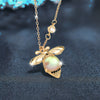 Wholesale Moonstone 925 Sterling Silver Animal Zodiac Pendant Necklace With Electroplating Diy Accessories For Women