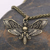 Wholesale Moth Pendant Necklace Metal Alloy With Electroplating Animal Pattern Unisex