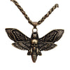 Wholesale Moth Pendant Necklace Metal Alloy With Electroplating Animal Pattern Unisex