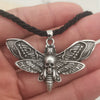 Wholesale Moth Pendant Necklace Metal Alloy With Electroplating Animal Pattern Unisex