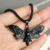 Wholesale Moth Pendant Necklace Metal Alloy With Electroplating Animal Pattern Unisex