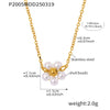 Wholesale Multi Layer Tassel Shell Bead Necklace In Light Luxury Elegant Style Stainless Steel Plated With Geometric Design