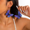 Wholesale Multicolor Butterfly Acrylic Handmade Earrings For Women