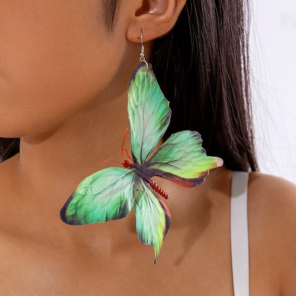 Wholesale Multicolor Butterfly Acrylic Handmade Earrings For Women