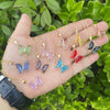 Wholesale Multicolor Butterfly Stainless Steel And Copper Jewelry Necklace With Electroplating Treatment