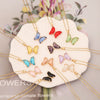Wholesale Multicolor Butterfly Stainless Steel And Copper Jewelry Necklace With Electroplating Treatment