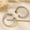 Wholesale Multicolor Titanium Steel And Stainless Steel Electroplated Twist Room Gold Bracelet Cable Bracelet With Personality Style