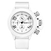 Wholesale Multifunctional Men's Alloy Case Silicone Strap Round Dial Quartz Watch Waterproof With Spiral Crown And Pin Buckle