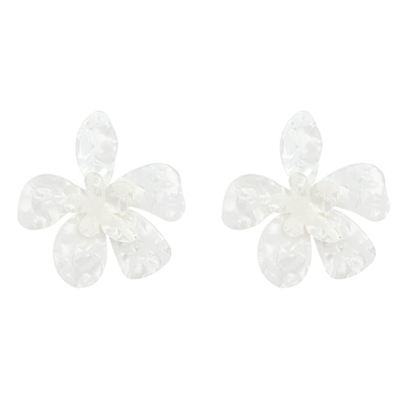 Wholesale Multilayer Acetate Plate Flower Earrings For Women Fashion Style