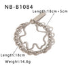 Wholesale Multilayer Chain Cuban Style Stainless Steel Bracelet With Butterfly Cross Pendant 18K Vacuum Plated For Women And Unisex