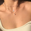 Wholesale Multilayer Pearl Diamond Butterfly Pendant Necklace For Ladies In Ins Style Alloy Material With Electroplating