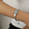 Wholesale Multilayer Square 316L Stainless Steel Gold Plated Geometric Bracelet Jewelry For Unisex