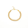 Wholesale Multilayer Stainless Steel Bracelets Stacked With Zircon Geometric Fashion Ol Style Electroplated For Women