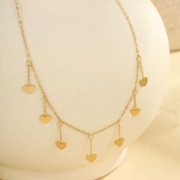 Wholesale Multilayer Stainless Steel Geometric Anklet In Marine Resort Style