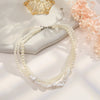Wholesale Multilayered Imitation Pearl Necklace Handmade In French Retro Style For Women