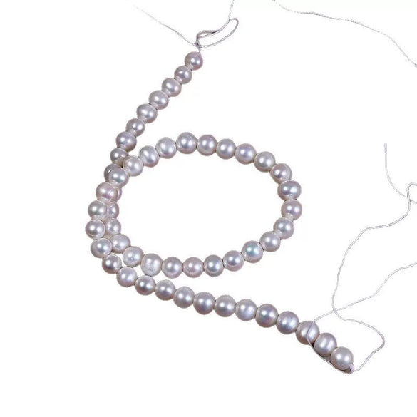 Wholesale Naked Freshwater Pearl Potato Shape Diy Jewelry Sweater Chain Hand Bead Material