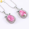 Wholesale Natural Agate And Copper Accessories Minimalist Ellipse Hollow Pendant Long Necklace For Women With Electroplating Treatment