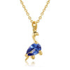 Wholesale Natural Animal Style Brass Ochain Clavicle Necklace With Copper Inlaid Zircon Pendant And Real Gold Plating
