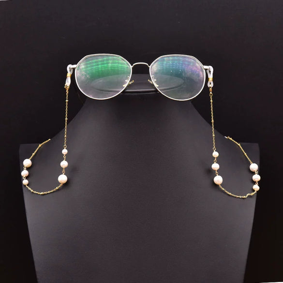 Wholesale Natural Baroque Pearl Hanging Chain Glasses Chain Jewelry Beaded Eye Accessories Anti Lost For Women